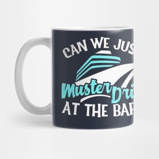 Muster Drill at the Bar Mug